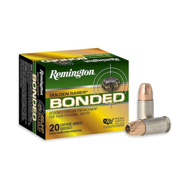 Remington Golden Saber Bonded Handgun Ammo 9mm Luger 147 gr. BJHP 990 fps 20/ct - Precision Shot Firearms