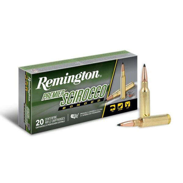 Remington Premier Scirocco Rifle Ammunition 6.5 Creedmoor 130 gr PT 2750 fps 20/ct - Precision Shot Firearms