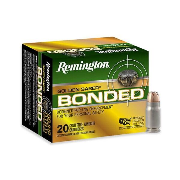 Remington Golden Saber Bonded Handgun Ammunition .357 Sig 125 gr BJHP 1350 fps 20/ct - Precision Shot Firearms