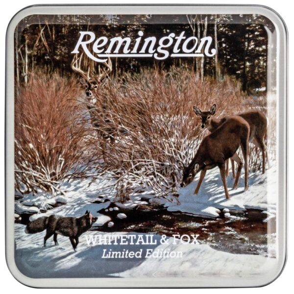Remington Whitetail and Fox Tin Collector Gift Set Folding Knives 2/ct - Precision Shot Firearms