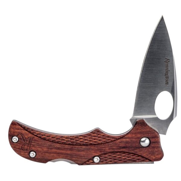 Remington Woodland Liner Lock Folding Knife 3-1/2" Drop Point Blade Brown - Precision Shot Firearms
