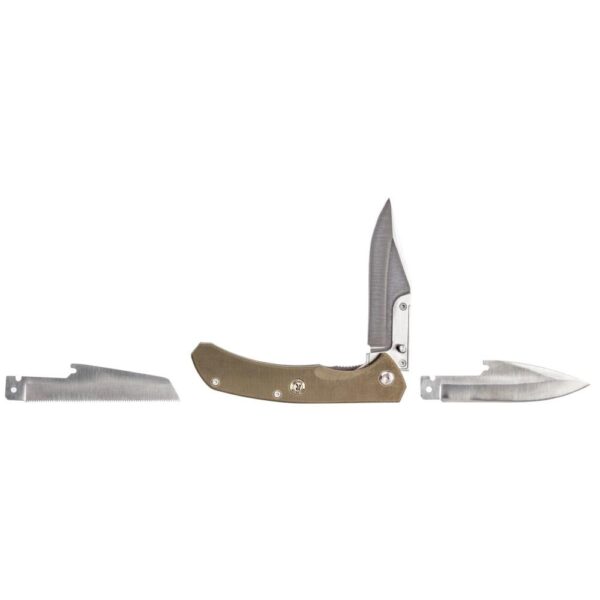 Remington RXB Liner Lock Folding Knife 4-1/2" Multi Blade OD Green - Precision Shot Firearms