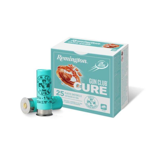 Remington Gun Club "Cure" Shotshells 12 ga 2-3/4" 1-1/8 oz 1100 fps #8 25/ct - Precision Shot Firearms
