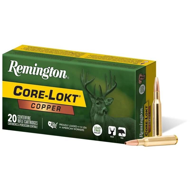 Remington Core-Lokt Copper Rifle Ammunition 360 Buckhammer 160gr HP 2275 fps 20/ct - Precision Shot Firearms