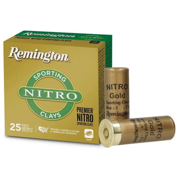 Remington Premier Nitro Sporting Clays Shotshells 12ga 2-3/4" 7/8oz 1325 fps #7.5 25/ct - Precision Shot Firearms