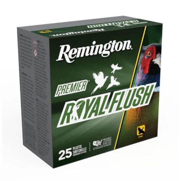Remington Premier Royal Flush Shotshells 12ga 2-3/4" 1-1/4oz 1550 fps #6 25/ct - Precision Shot Firearms