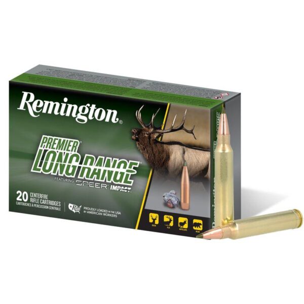 Remington Premier Long Range w/Speer Impact Rifle Ammunition .300 Win Mag 190gr PT 2885 fps 20/ct - Precision Shot Firearms