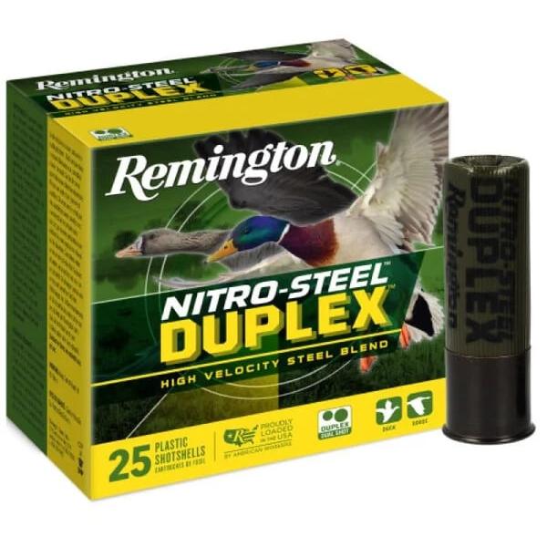 Remington Nitro-Steel Duplex Shotshells 12ga 3" 1-1/4oz 1450 fps #BB(x4) Shot 25/ct - Precision Shot Firearms