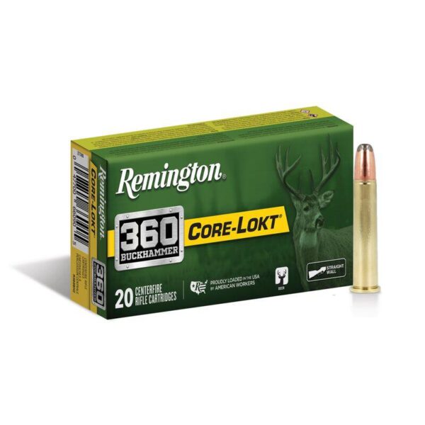 Remington Core-Lokt Rifle Ammunition .360 Buckhammer 200gr SP 2200 fps 20/ct - Precision Shot Firearms