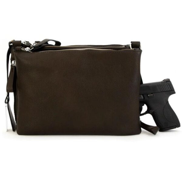 Rugged Rare Iris Concealed Carry Purse Burnt Umber - Precision Shot Firearms