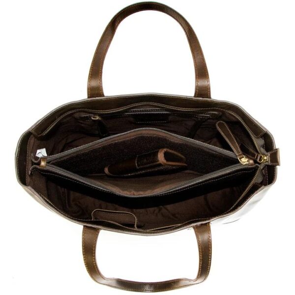 Rugged Rare Juno Gaia Concealed Carry Handbag Chestnut - Precision Shot Firearms