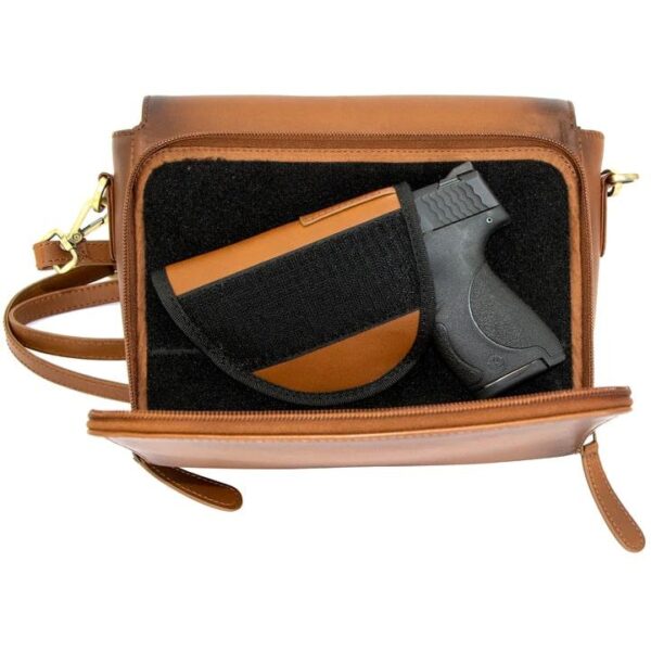 Rugged Rare Smith & Wesson Dynamic Crossbody Concealed Carry Tan - Precision Shot Firearms