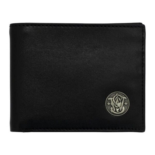 Rugged Rare Smith & Wesson Bifold Wallet Black - Precision Shot Firearms