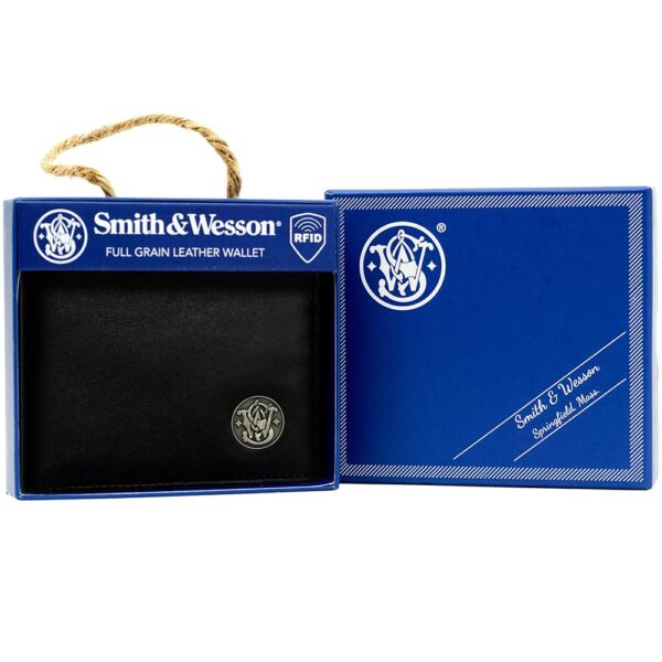 Smith & Wesson Front Pocket Wallet Black - Precision Shot Firearms