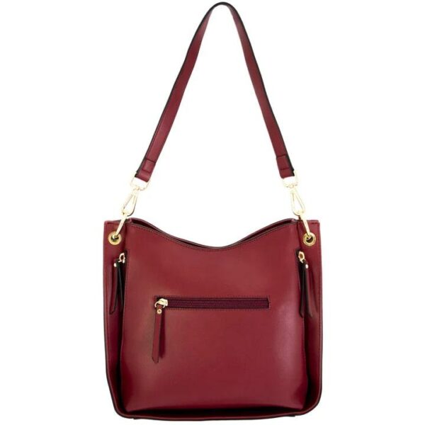 Rugged Rare Emma Concealed Carry Purse Burgundy - Precision Shot Firearms