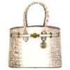 Rugged Rare Smith & Wesson Croc Concealed Carry Handbag Beige - Precision Shot Firearms