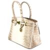 Rugged Rare Smith & Wesson Croc Concealed Carry Handbag Beige - Precision Shot Firearms