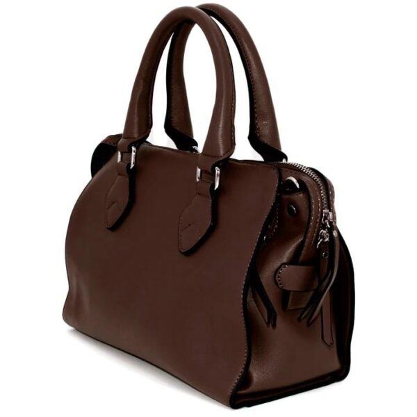 Rugged Rare Bella Concealed Carry Handbag Dark Chestnut - Precision Shot Firearms