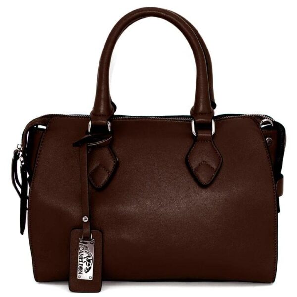 Rugged Rare Bella Concealed Carry Handbag Dark Chestnut - Precision Shot Firearms