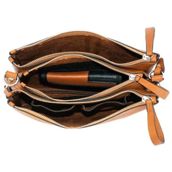 Rugged Rare Iris Concealed Carry Handbag Brown - Precision Shot Firearms