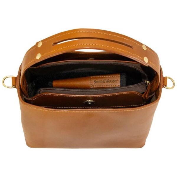 Rugged Rare S&W Bucket Bag Concealed Carry Purse Tan - Precision Shot Firearms