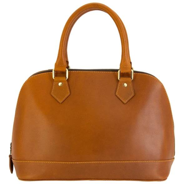 Rugged Rare S&W Classic Satchel Concealed Carry Purse Tan - Precision Shot Firearms