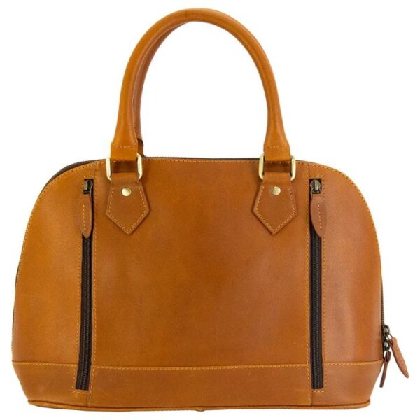 Rugged Rare S&W Classic Satchel Concealed Carry Purse Tan - Precision Shot Firearms