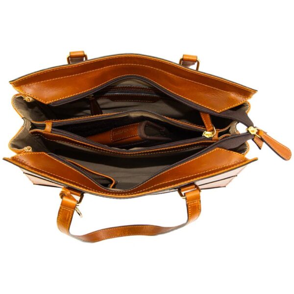 Rugged Rare S&W Structured Handbag Concealed Carry Purse Tan - Precision Shot Firearms