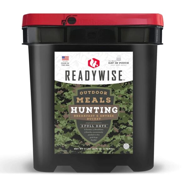 Readywise Outdoor Meals Hunting Bucket 37.5 Servings -3 lbs 12.78 oz - Precision Shot Firearms