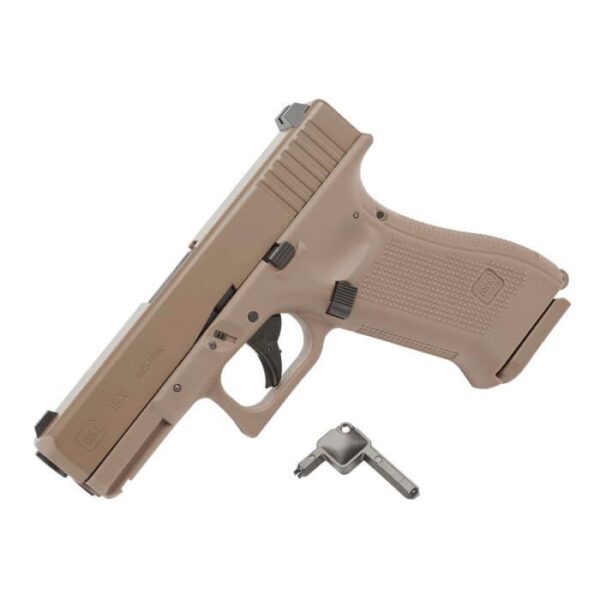 Umarex Glock 19x Gen5 Airgun Pistol - Coyote 18-Shot Tan .177 BB - Precision Shot Firearms