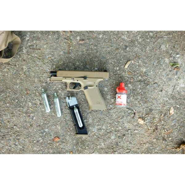 Umarex Glock 19x Gen5 Airgun Pistol - Coyote 18-Shot Tan .177 BB - Precision Shot Firearms