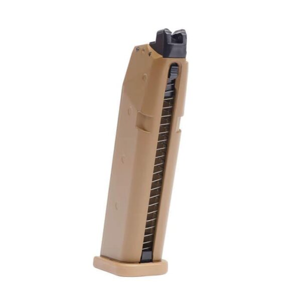 Umarex GLOCK? 19X Gen5 Blowback Airgun Magazine - Coyote Airsoft 6mm BB 20/rd - Precision Shot Firearms