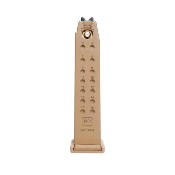 Umarex GLOCK? 19X Gen5 Blowback Airgun Magazine - Coyote Airsoft 6mm BB 20/rd - Precision Shot Firearms