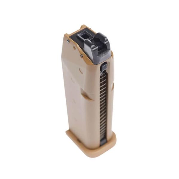 Umarex GLOCK? 19X Gen5 Blowback Airgun Magazine - Coyote Airsoft 6mm BB 20/rd - Precision Shot Firearms