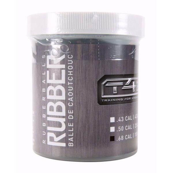 Umarex T4E Rubber Balls .68 Cal Black 100/ct - Precision Shot Firearms