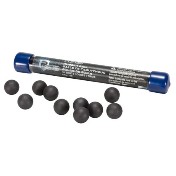 Umarex P2P - Rubber Balls - 20 ct Tube - Black - Precision Shot Firearms