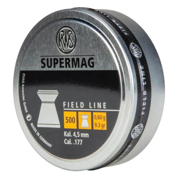 Umarex RWS Supermag Airgun Pellets .177 cal 9.3 gr 500/ct - Precision Shot Firearms