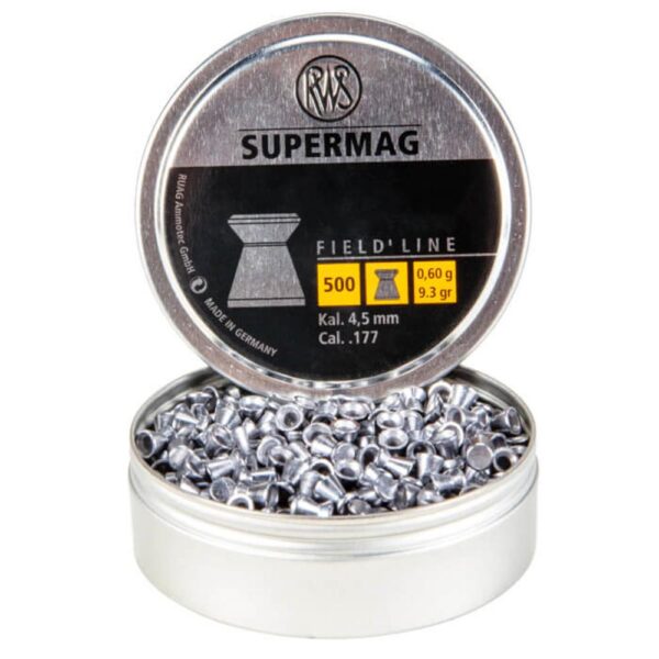 Umarex RWS Supermag Airgun Pellets .177 cal 9.3 gr 500/ct - Precision Shot Firearms