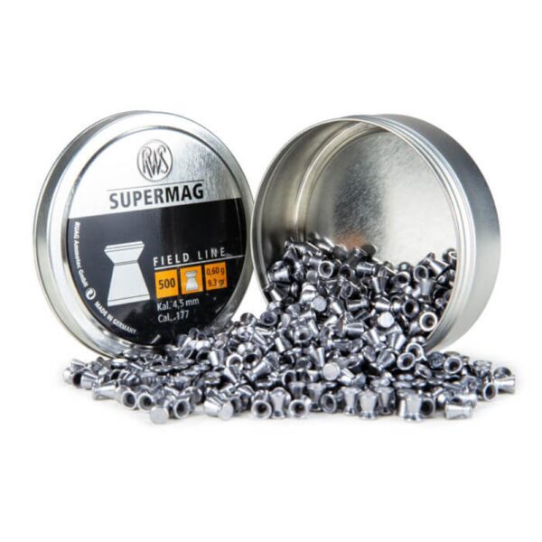 Umarex RWS Supermag Airgun Pellets .177 cal 9.3 gr 500/ct - Precision Shot Firearms