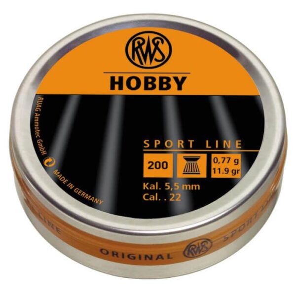 Umarex RWS Hobby Airgun Pellets .22 cal 200/ct - Precision Shot Firearms