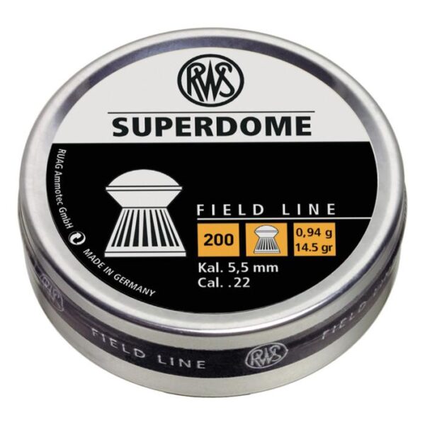 Umarex RWS Superdome Airgun Pellets .22 cal 200/ct - Precision Shot Firearms