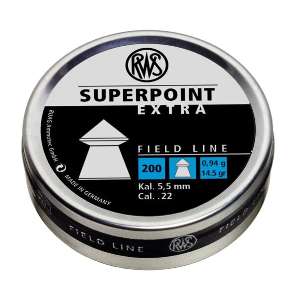 Umarex RWS Super Point Ex Airgun Pellets .22 cal 200/ct - Precision Shot Firearms
