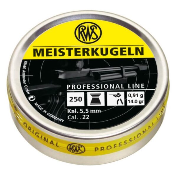 Umarex RWS Meisterkugeln .22 cal 250/ct - Precision Shot Firearms