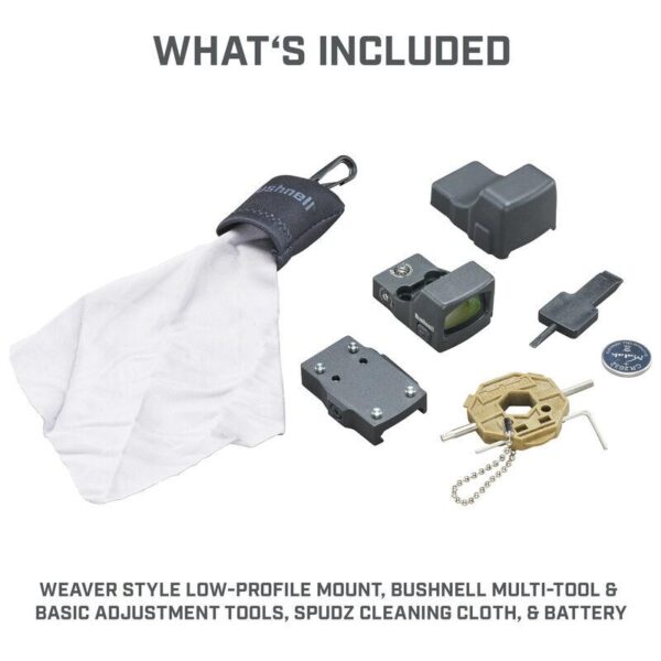 Bushnell RXS-250 Black Reflex Sight FMC Weaver/PIC or Direct Mount Box 5L - Precision Shot Firearms