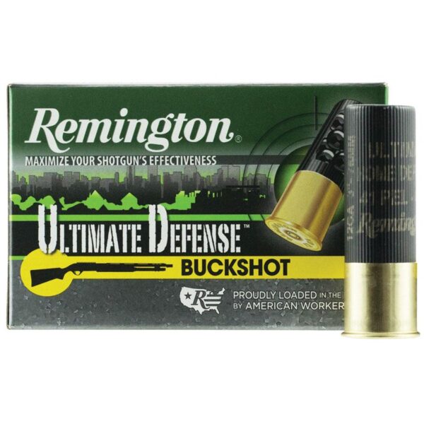 Remington Ultimate Defense Buckshot Shotshells 3" #4 Buck 1225 fps 5/ct - Precision Shot Firearms