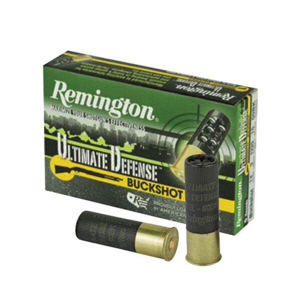 Remington Ultimate Defense Buckshot Shotshells 3" #4 Buck 1225 fps 5/ct - Precision Shot Firearms