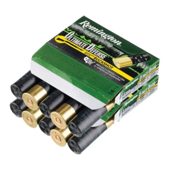 Remington Ultimate Defense Buckshot Shotshells 3" #4 Buck 1225 fps 5/ct - Precision Shot Firearms