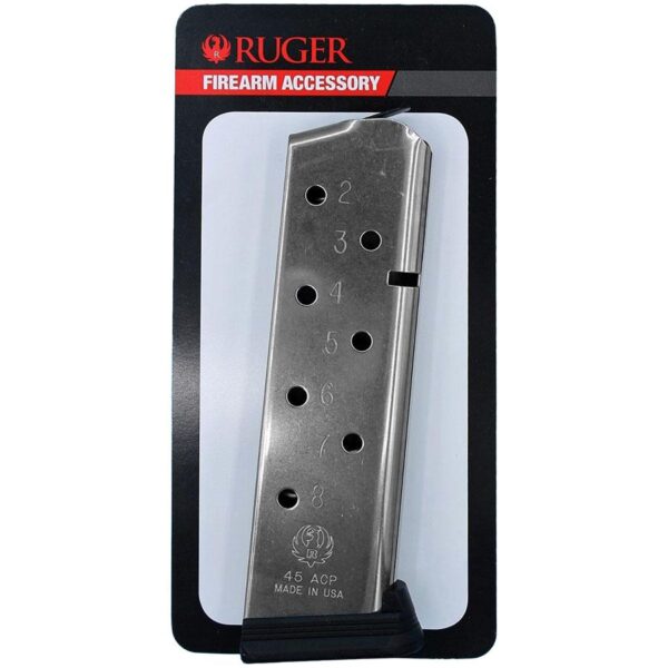 Ruger Handgun Magazine for SR1911 .45 ACP 8rds Stainless Steel - Precision Shot Firearms
