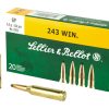 S&B 243WIN 100GR SP 20/500, SKU SB243A