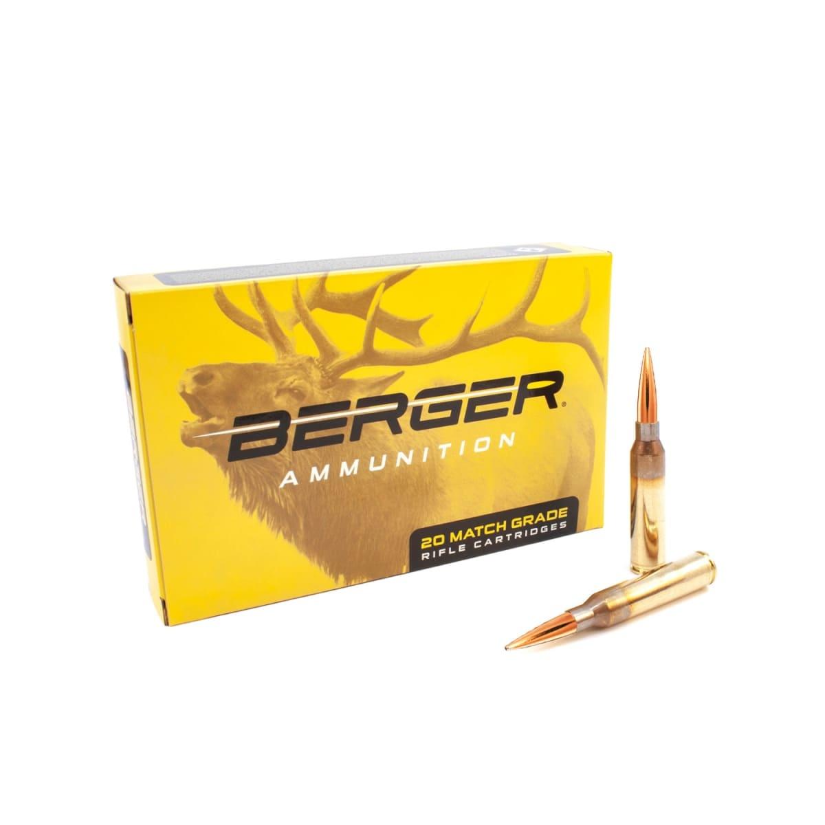Berger Elite Hunter Rifle Ammunition 7mm PRC 175gr HPBT 2950 fps 20/ct - Precision Shot Firearms